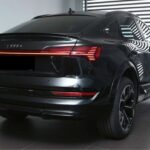 back view from Audi E-Tron for long-term rental