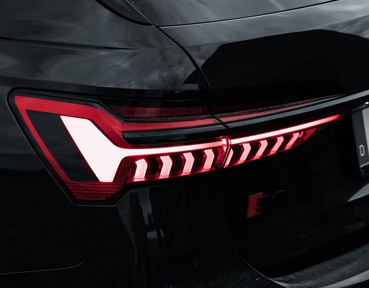 back lights from Audi S6 ABT Avant long-term rental