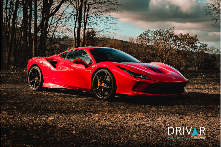 Rent a Ferrari F8 Tributo in Kassel