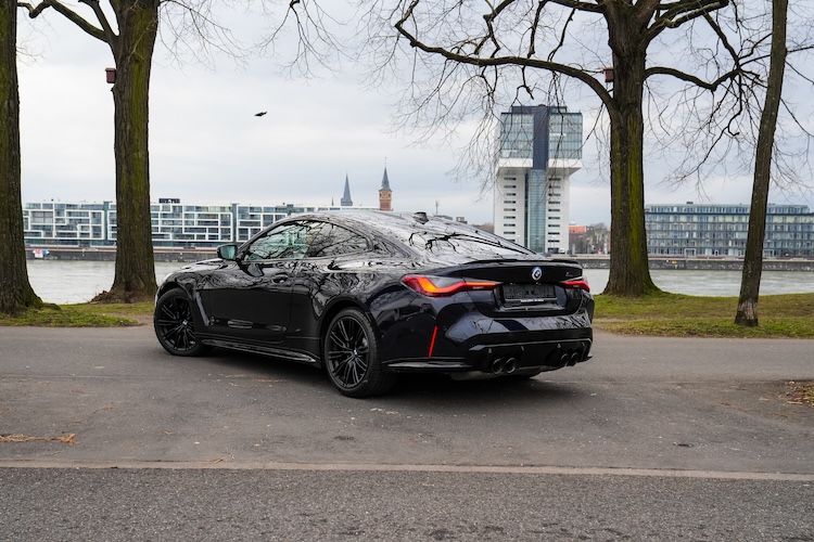 back view from BMW M4 Competition in Cologne