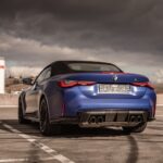 back site from BMW M4 Competition Convertible in Stuttgart