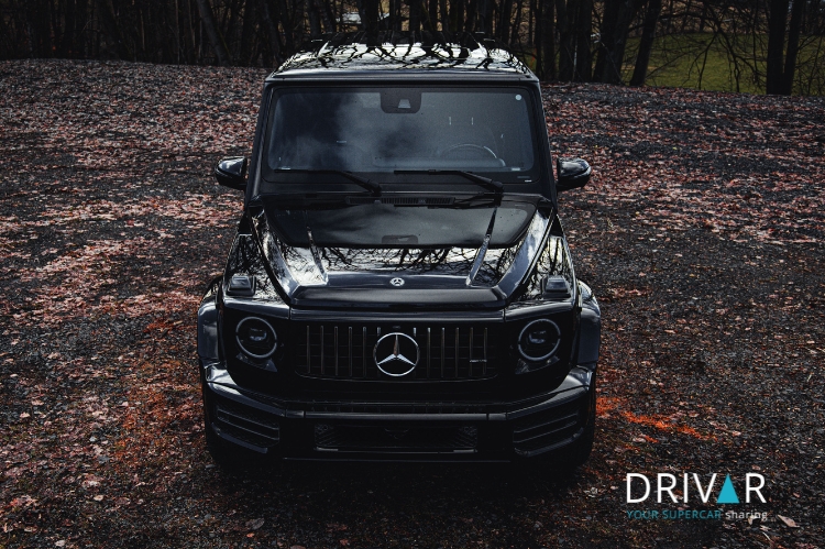 front view from Mercedes G63 AMG in Kassel