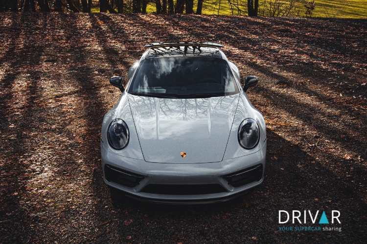 front view from Porsche 992 Carrera GTS in Kassel