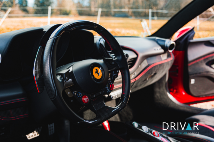 Interieur from Ferrari F8 Tribute in Kassel