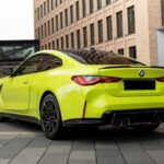 back view from BMW M4 Competition in Düsseldorf
