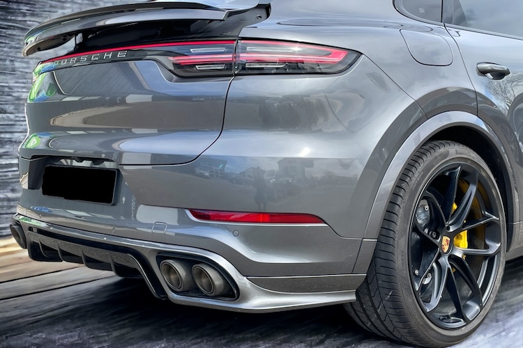 back from Porsche Cayenne Turbo in Freiburg