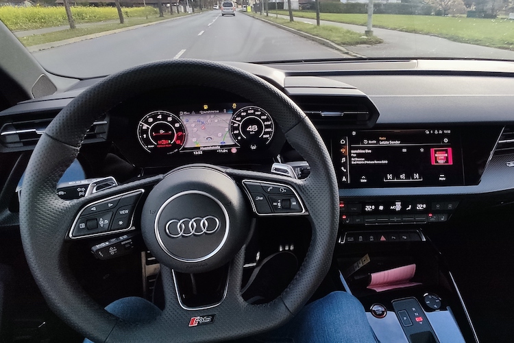 Interieur Audi RS3 Sportback long-term rental
