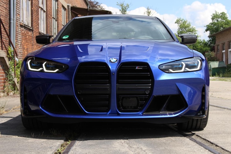 front view driver form BMW M4 Competition in Dortmund