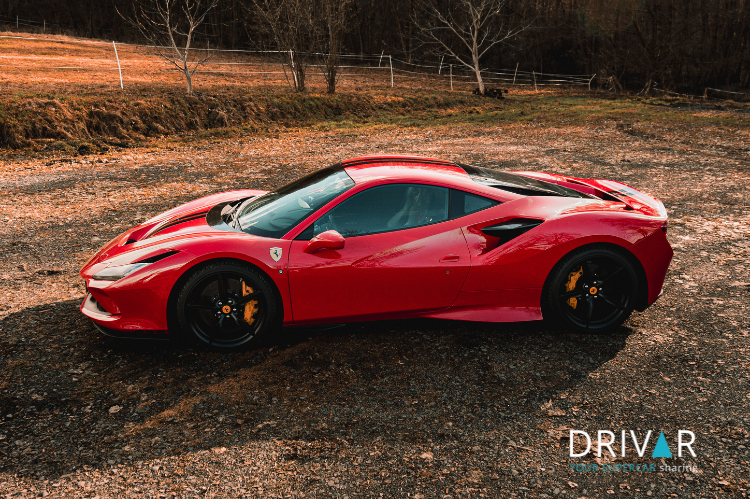 site view from Ferrari F8 Tribute in Kassel