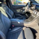 Inside view from Mercedes GLC 63 AMG in Freiburg