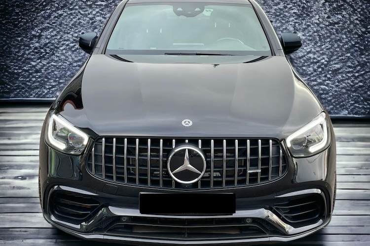 Front view from Mercedes GLC 63 AMG in Freiburg