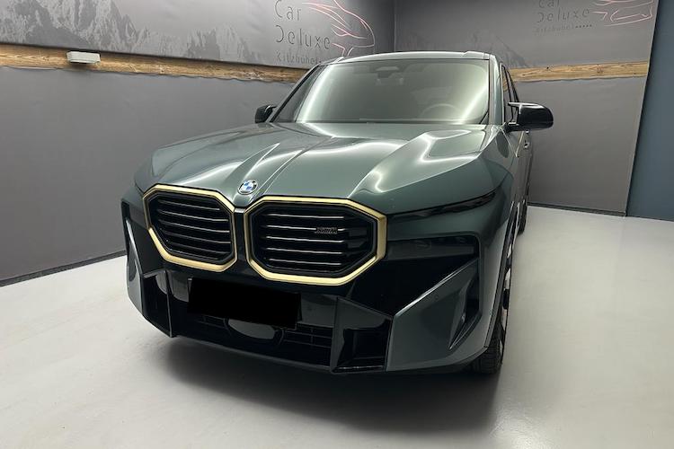 Front view from BMW XM long-term rental