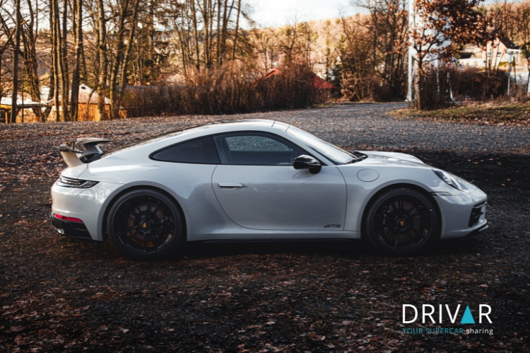 site view from Porsche 992 Carrera GTS in Kassel