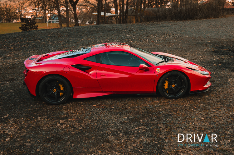 Site View from Ferrari F8 Tribute in Kassel