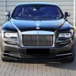 front view from Rolls Royce Wraith in Hamburg