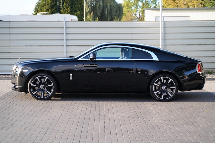 site view from Rolls Royce Wraith in Hamburg