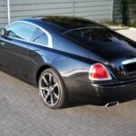 Back site view from Rolls Royce Wraith in Hamburg