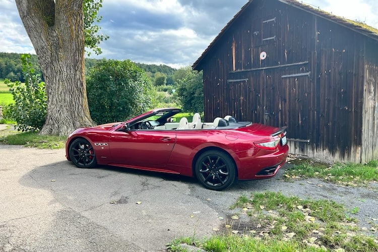site view form Maserati Gran Cabrio Sport in Stuttgart