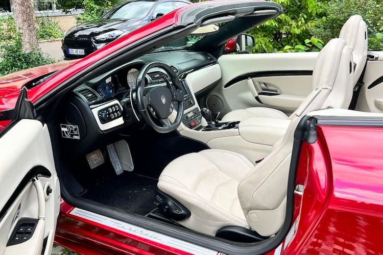 Interieur form Maserati Gran Cabrio Sport in Stuttgart