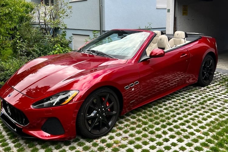 site view form Maserati Gran Cabrio Sport in Stuttgart