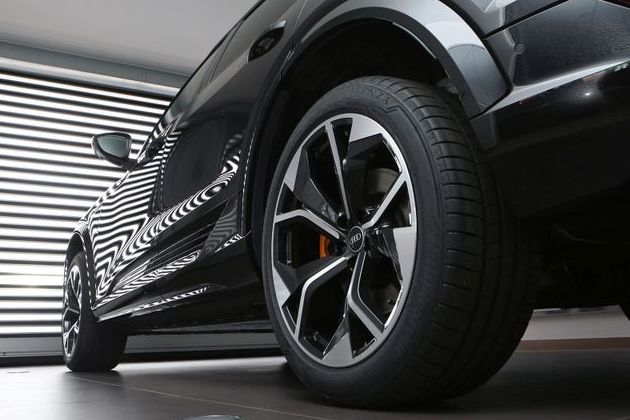 site view from Audi E-Tron for long-term rental