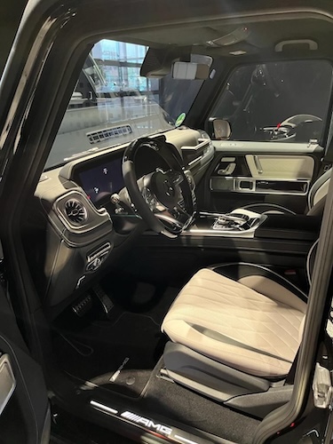 Interieur from Mercedes G63 AMG in Munich