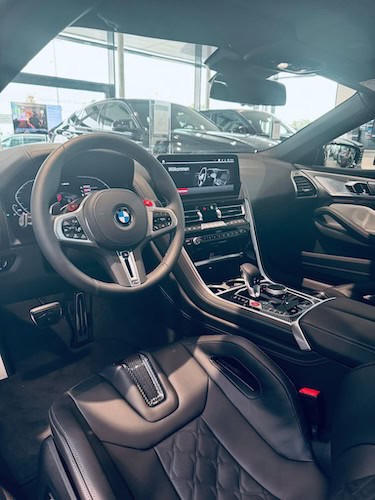 Interior from BMW M8 Convertible