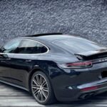 back view form Porsche Panamera 4S in Freiburg