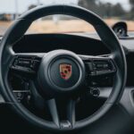 Interieur from Porsche Taycan 4S for long-term rental