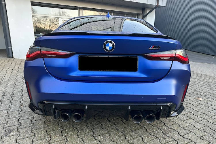 back site from BMW M4 Competition in Dortmund