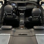 Inside view from Mercedes S500 Convertible in Munich