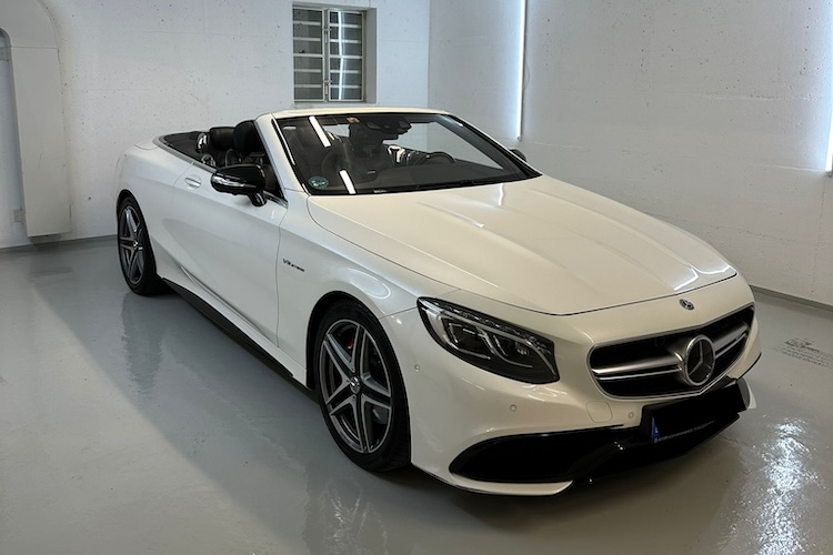 rent a Mercedes S500 Convertible in Munich