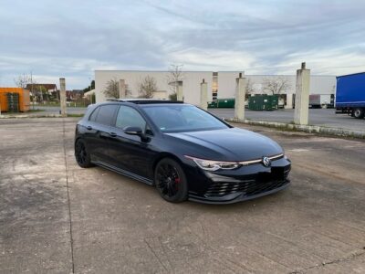 Side of VW Golf 8 GTI rent in Frankfurt