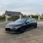 Left side of VW Golf 8 GTI rent in Frankfurt