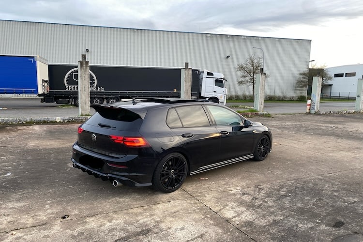 Back side right VW Golf 8 GTI rent in Frankfurt