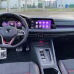 Steeling-wheel of VW Golf 8 GTI rent in Frankfurt
