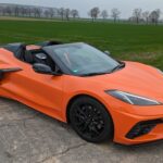 Front view from Corvette C8 Targa in Hannover