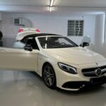 front view from Mercedes S500 Convertible in Munich