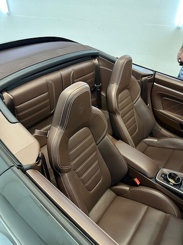 seats from Porsche 992 Carrera GTS in Munich