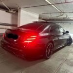 Back view of Rent a Mercedes S500 AMG in Dortmund