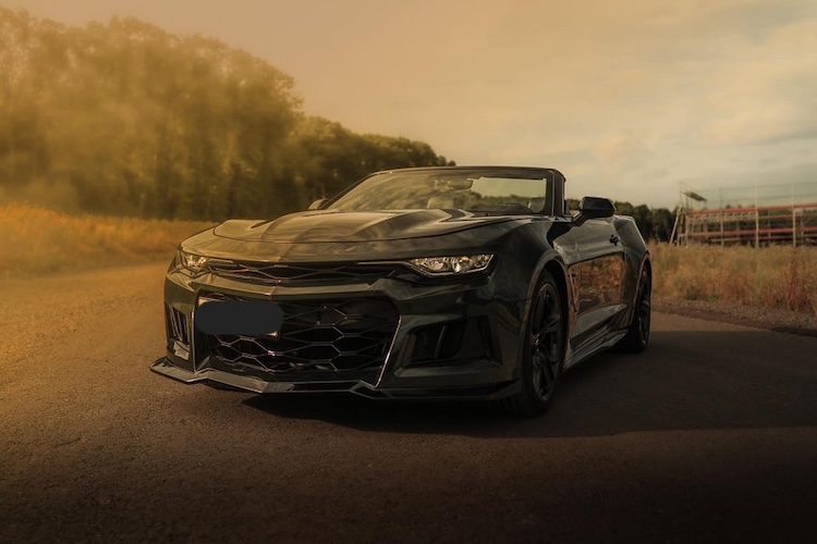 Front of Rent a Camaro SS2 ZL1 in Dortmund