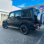 Side view of Rent a Mercedes Benz G63 AMG in Dortmund