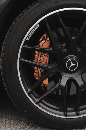 Rim of Rent a Mercedes GLC63 S AMG in Dortmund