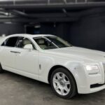 Frontside of Rent a Rolls Royce Ghost in Berlin