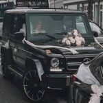 Front view of Rent a Mercedes Benz G63 AMG in Dortmund