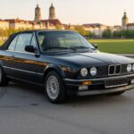 BMW 320i Cabrio classic car rental in Munich hero