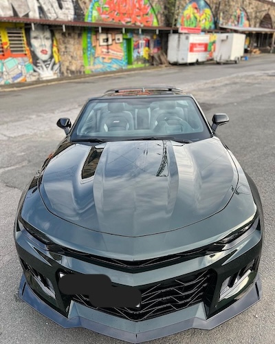 Front of Rent a Camaro SS2 ZL1 in Dortmund