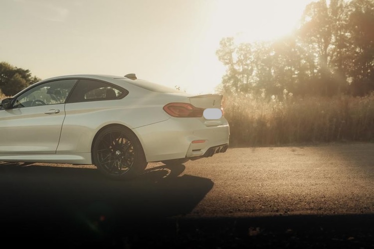 Back side of Rent a BMW M4 CS in Dortmund
