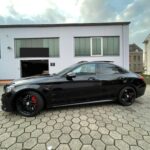 Side of Rent a Mercedes C63S AMG in Dortmund
