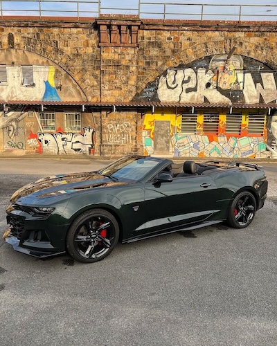 Side of Rent a Camaro SS2 ZL1 in Dortmund
